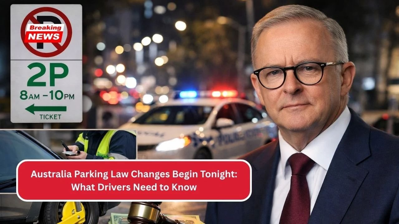 Australia Parking Law Changes Begin Tonight: What Drivers Need to Know About New Rules and Heavy Fines